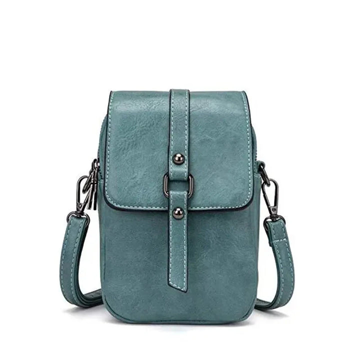 Bossa de mà vintage de cuir suau amb estil